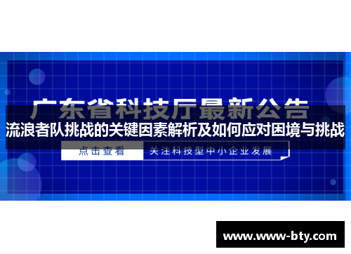 流浪者队挑战的关键因素解析及如何应对困境与挑战 流浪者队挑战的关键因素解析及如何应对困境与挑战