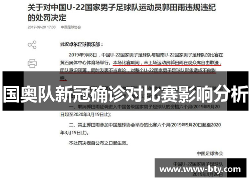 国奥队新冠确诊对比赛影响分析